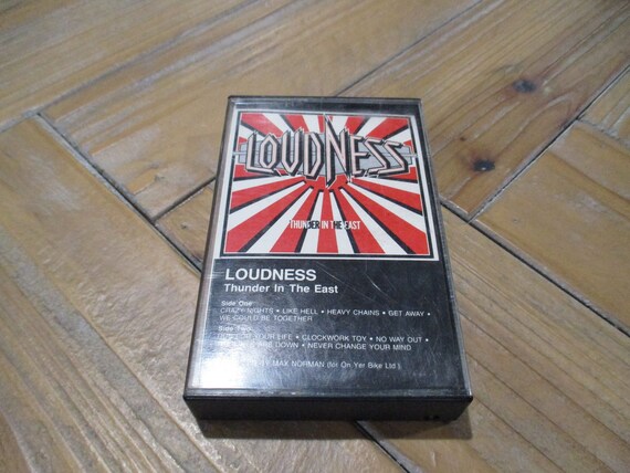 Vintage 1985 Loudness Thunder In The East Cassette: Heavy Metal