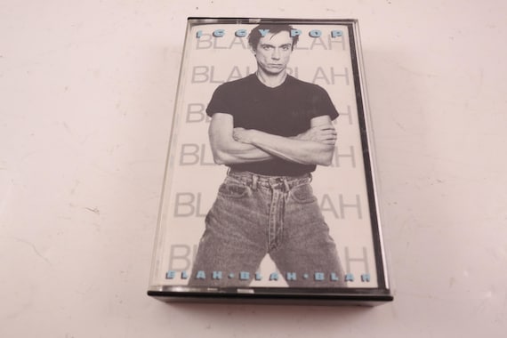 1986 Cassette Tape Blah-Blah-Blah Iggy Pop Excellent Condition