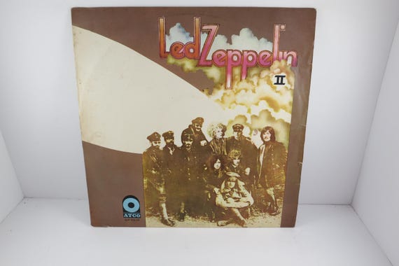 Vintage 1970 Vinyl LP Record Led Zeppelin II Very Good Condition Rare Brazil MONO Pressing 71202