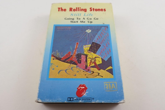 Vintage 1982 Rolling Stones 'Still Life' Cassette Tape - Rare South Korean Pressing
