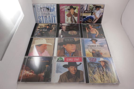 Vintage 1990s George Strait CD: Greatest Hits, Christmas, Pure Country