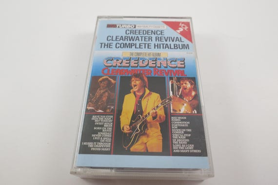 Vintage 1985 Cassette Tape The Complete Hit Album Creedence Clearwater Revival Arcade Pressing