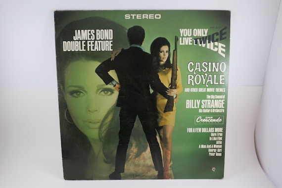 1967 James Bond Vinyl LP: You Only Live Twice, Casino Royale