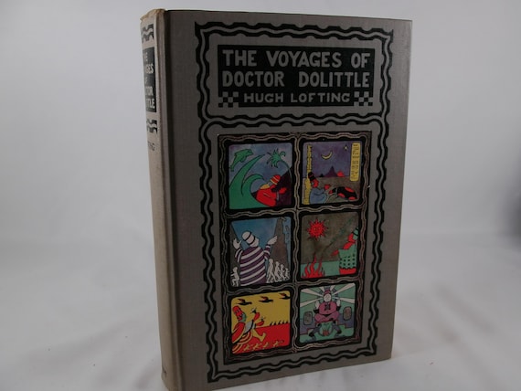 1922 Hardcover Book The Voyages of Doctor Dolittle Hugh Lofting