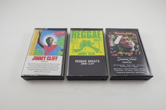 Vintage 1980's Jimmy Cliff Reggae Cassette Tapes Images Reggae Greats Special Sold Individually