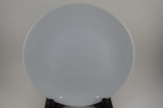 Set of 6 Pier 1 Porcelain Solid White 8 1/4 Inch Luncheon/Salad Plates
