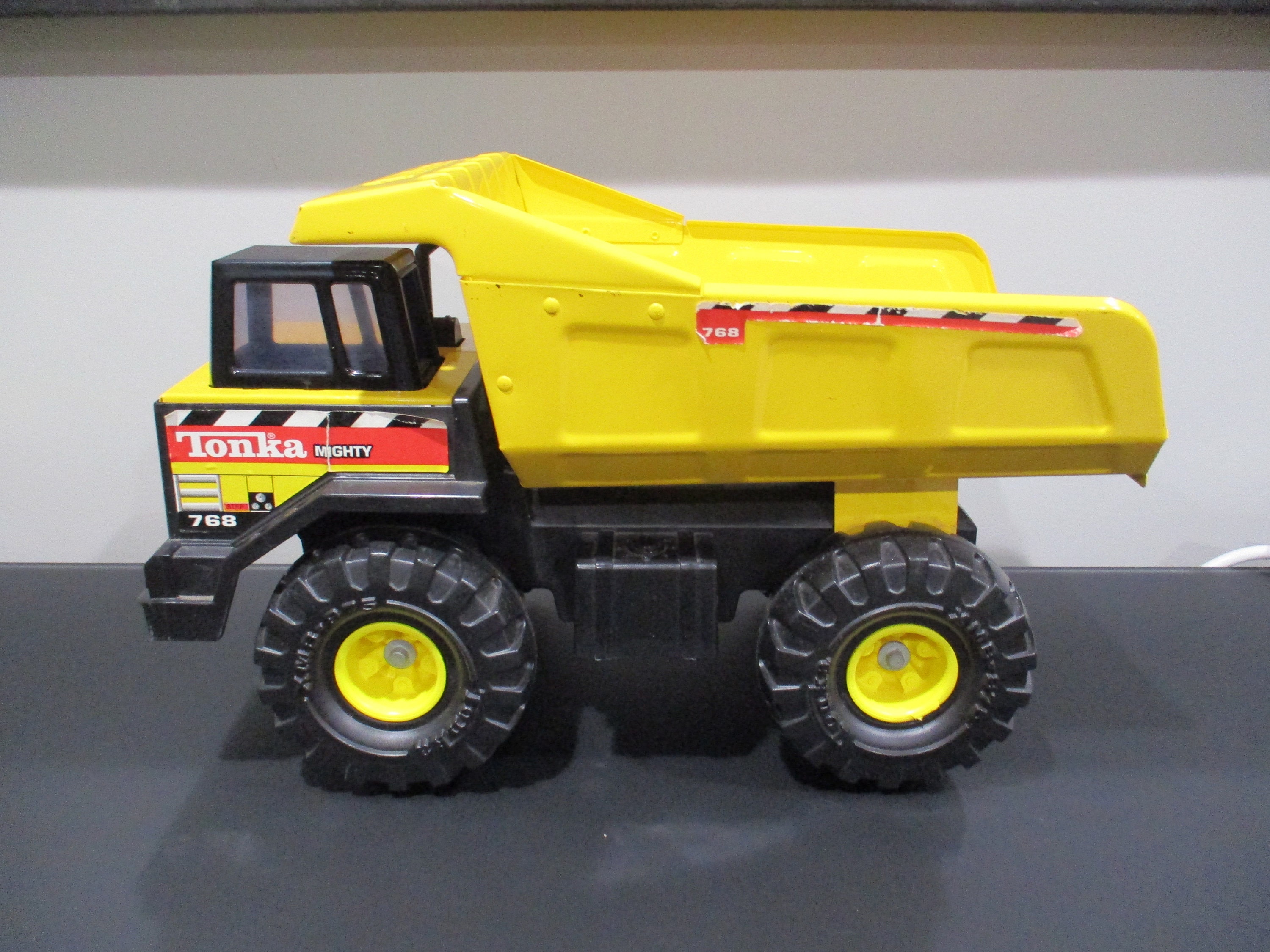 Vintage 1990's Yellow Tonka Mighty 768 Pressed Steel Dump - Etsy