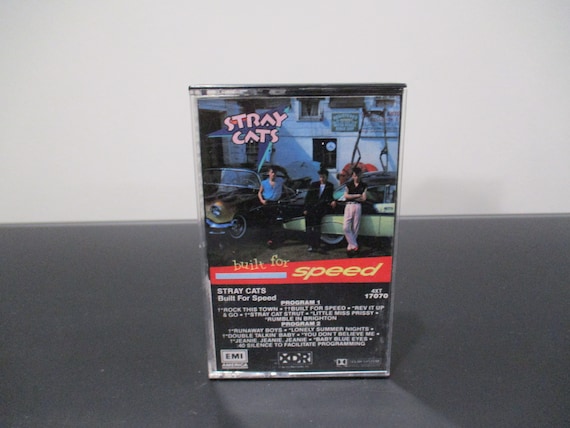 Vintage 1982 Cassette Built for Speed Stray Cats