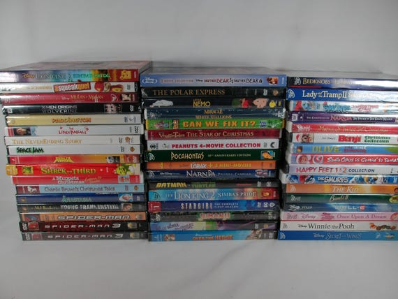 Kids DVD Movies Factory Sealed Sold Individually