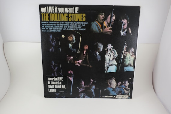 1966 LP Vinyl Record Got Live If You Want It The Rolling Stones Excellent Condition MONO Pressing with Rare Hype Sticker On Cover 71872