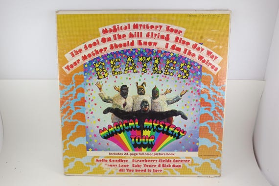 Vintage 1967 Beatles Magical Mystery Tour LP Record (Stereo)