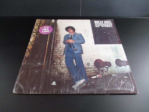 Vintage 1978 Vinyl LP Record Billy Joel 52nd Street Excellent Condition In Shrink Hype Sticker 69391