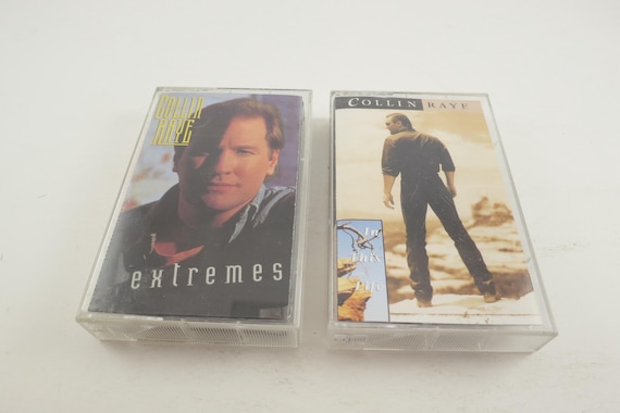 Vintage 1980/1990's Collin Raye Cassette Tapes In This Life Extremes I Think About You All I Can Be Sold Individually