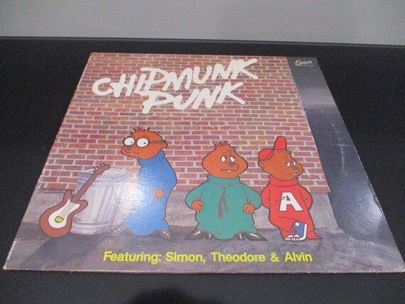 Vintage 1980 Vinyl LP Record Chipmunk Punk Excellent Condition 71606