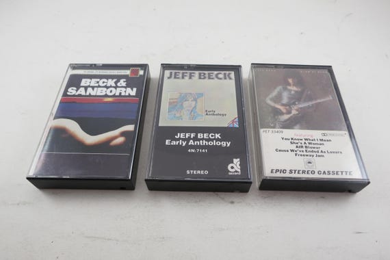 Vintage Joe Jeff Beck Cassette Tape: 1980s Blow by Blow, Early Anthology