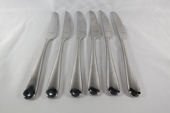 Robert Welch Stainless 18/10 Caesna Radford Pattern New French Knives Set of 6