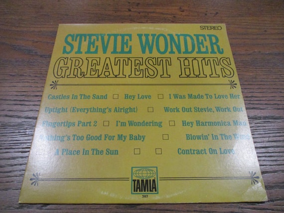 Vintage 1983 Vinyl LP Record Stevie Wonder Greatest Hits Excellent Condition 58595