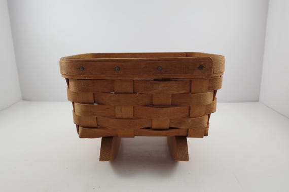 1995 Longaberger Rocking Cradle Basket Signed and Dated
