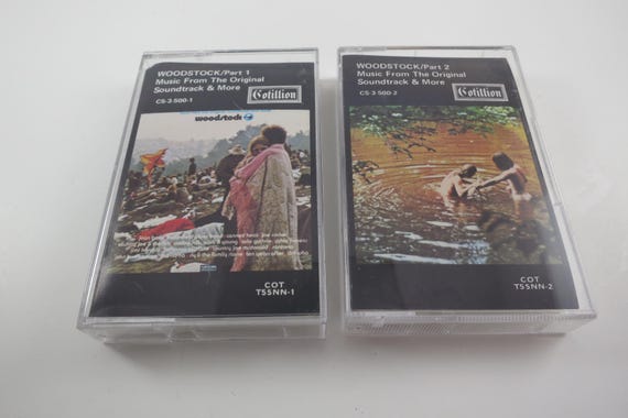 Vintage 1988 Woodstock Soundtrack Cassette Tape Set