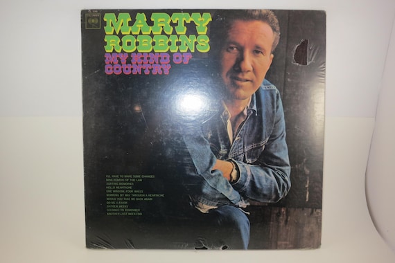 1967 Marty Robbins Vinyl LP: My Kind Of Country, Sealed