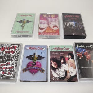 Vintage Motley Crue Cassette Tapes: 1980s Rock Music