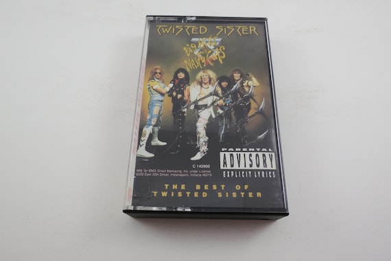 Vintage 1980's Twisted Sister Cassette Tapes Excellent Condition Stay Hungry Come Out and Play You Can't Stop Rock N Roll Sold Individually
