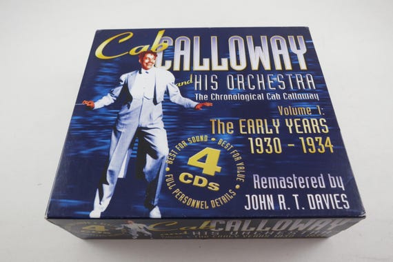 Cab Calloway Orchestra Early Years 1930-1934 4CD Box Set