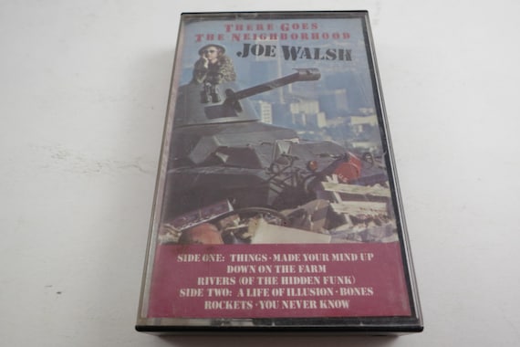 Vintage Joe Walsh Cassette Tape - 1980s Album, Sold Individually