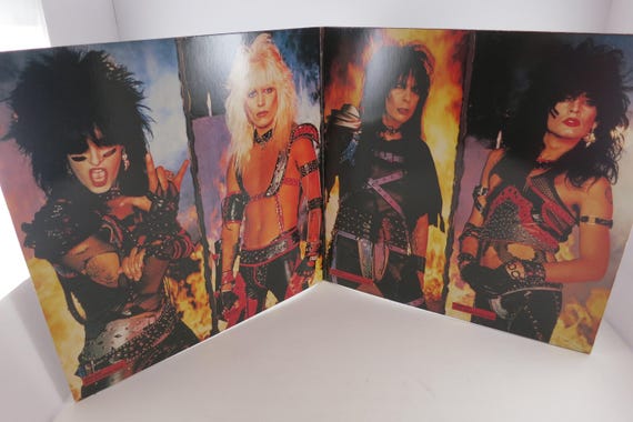 Vintage 1983 Vinyl LP Record Motley Crue Shout at the Devil Excellent Condition 71381