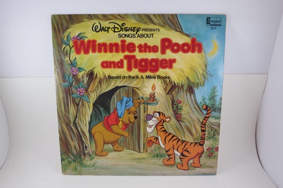 Vintage 1968 Vinyl LP Kids Record Winnie the Pooh and Tigger Excellent Condition 71661