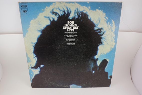 Vintage 1972 Bob Dylan Greatest Hits Vinyl LP Record
