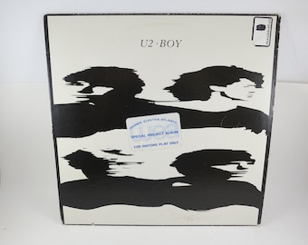 Vintage Original U2 Boy LP With Liner Record Album Vinyl 1980 Bono