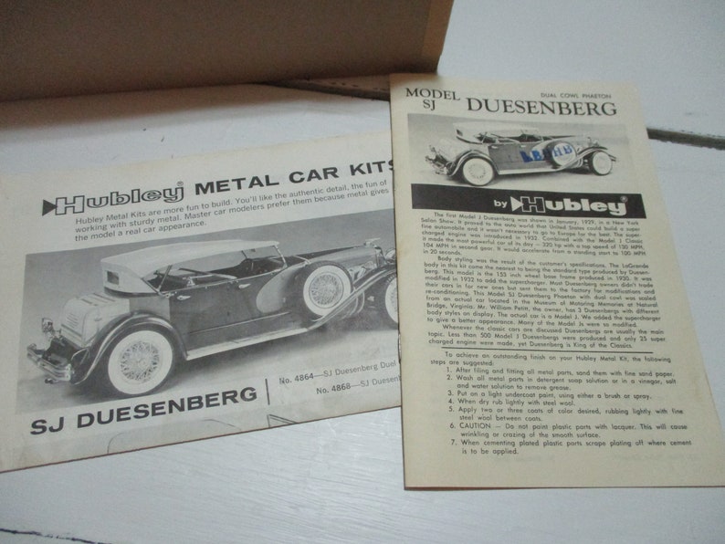 hubley model sj duesenberg