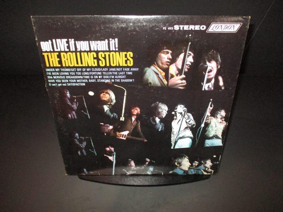 Vintage 1966 LP Vinyl Record Got Live If You Want It The Rolling Stones Near Mint Condition Stereo Pressing 67089
