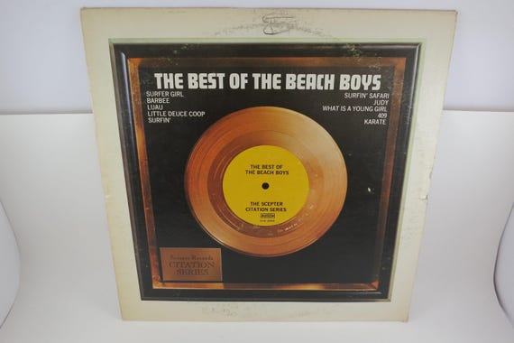 Vintage 1972 Vinyl LP Record Best of the Beach Boys Excellent Condition