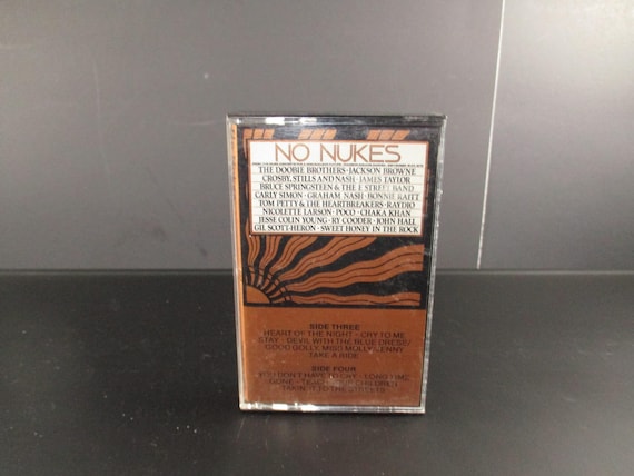 Vintage 1979 Cassette Tape Set No Nukes From the Muse Concerts For A Non Nuclear Future Excellent Condition