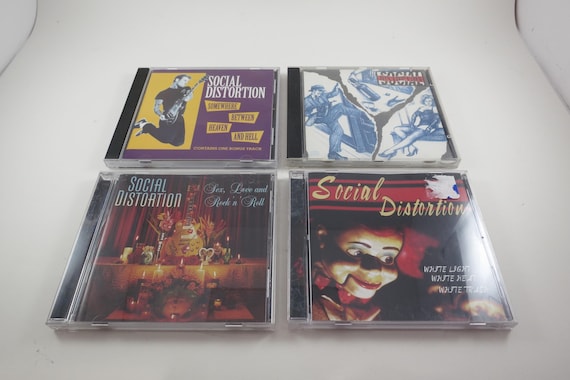 CD 1990's Social Distortion CD's White Light Heat Trash Self Titled Sold Individually