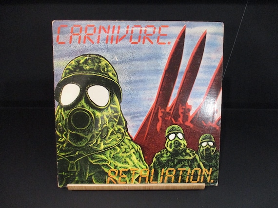 Rare Vintage 1987 Vinyl LP Record Retaliation Carnivore Thrash/Heavy Metal Excellent Condition Original US Pressing 67903