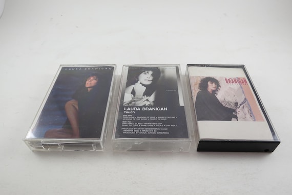 Vintage 1980's Laura Branigan Cassette Tapes Excellent Condition Self Control Branigan Self Titled Over My Heart Sold Individually