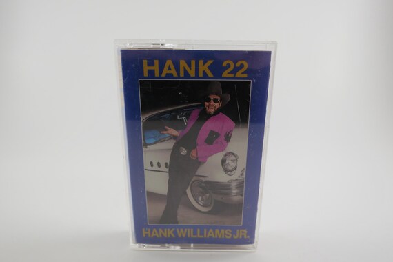 Vintage 1991 Hank Williams Jr. Cassette Tape: Hank 22 Super Hits