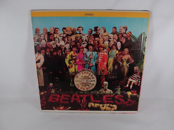 1967 Beatles 'Sgt Peppers' Vinyl LP Record Stereo Pressing EX