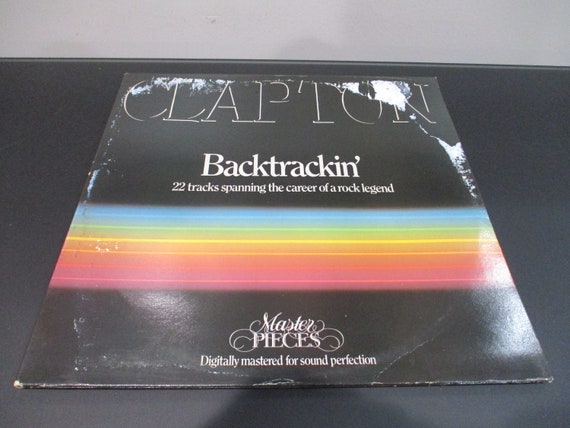 Vintage 1984 Vinyl LP Record Eric Clapton Backtrackin' Excellent Condition 2 Record Set 66354