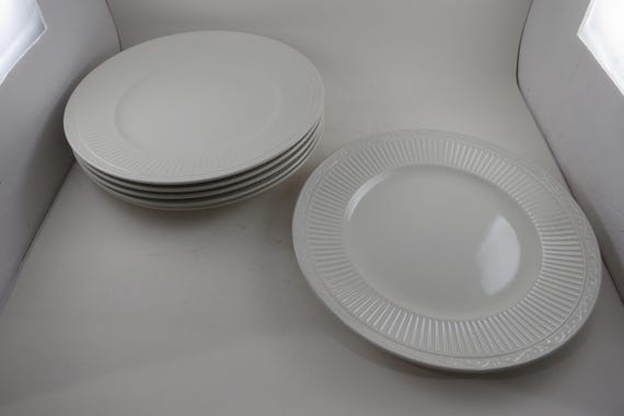 Vintage Mikasa Italian Countryside DD900 Pattern Set of Six 11 Inch Dinner Plates