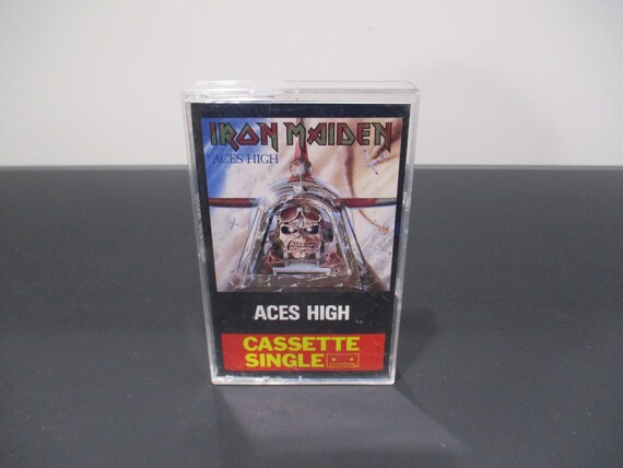 Vintage 1984 Cassette Tape Aces High Iron Maiden Single Series Rare