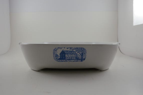 70s/1980's Corning Ware Amana 9.5x9.5x2.5 Inch Microwave Range Browning Skillet Excellent Condition
