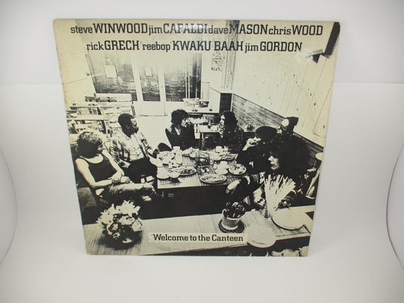 Vintage 1971 Vinyl LP Record Welcome to the Canteen Traffic Excellent Condition 70345