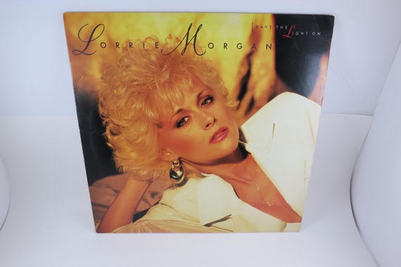 Vintage 1989 Lorrie Morgan Vinyl Record LP - Leave The Light On