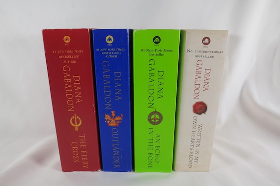 Set of Four Diana Gabaldon Paperback Novels Outlander