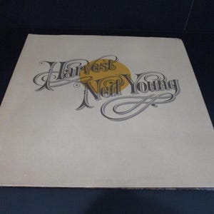 Vintage 1972 Neil Young Harvest Vinyl LP Record