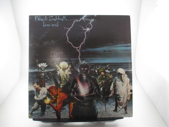 Vintage 1982 Vinyl LP Record Set Live Evil Black Sabbath Excellent Condition 62740